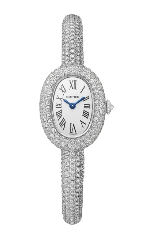Baignoire De Cartier Modello Mini, Oro Bianco, Diamanti,