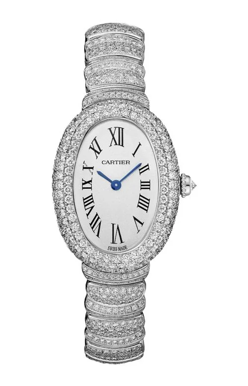 Baignoire Modello Piccolo, Oro Bianco, Diamanti,