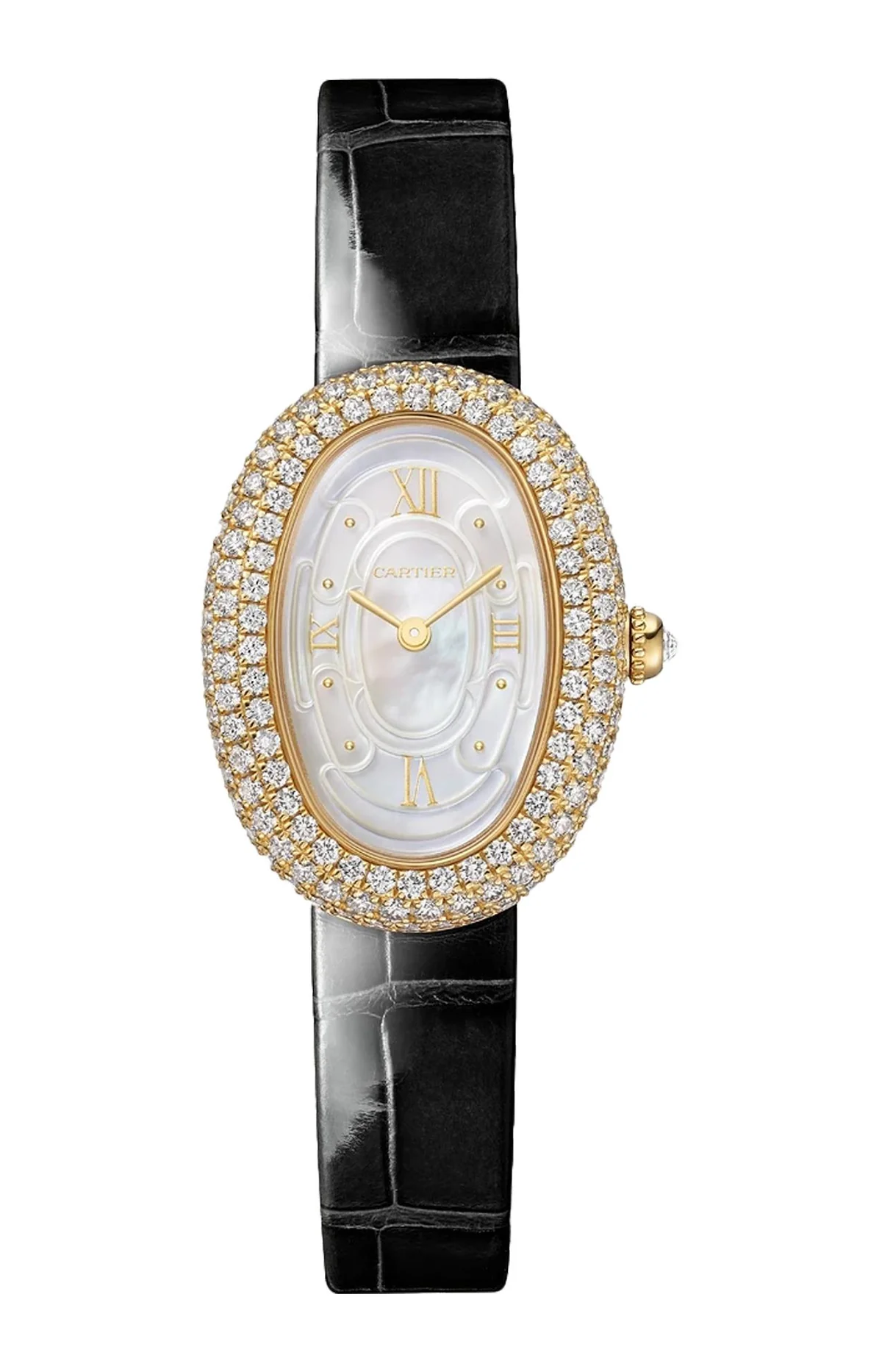 Baignoire Modello Piccolo, Oro Giallo, Diamanti,