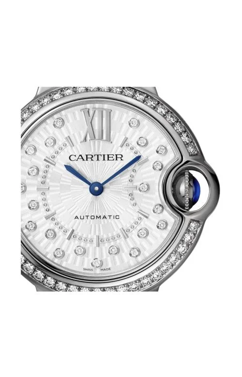 Ballon Bleu De Cartier 33 Mm, Automatico, Acciaio, Diamanti 2
