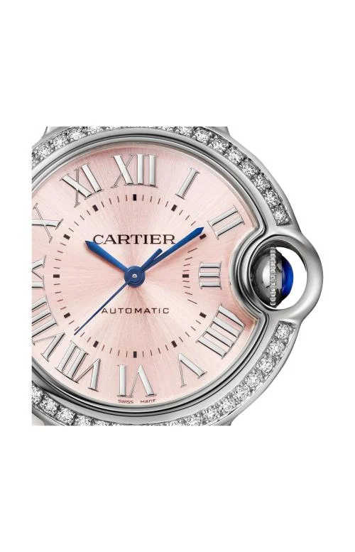 Ballon Bleu De Cartier 33 Mm, Automatico, Acciaio, Diamanti 2