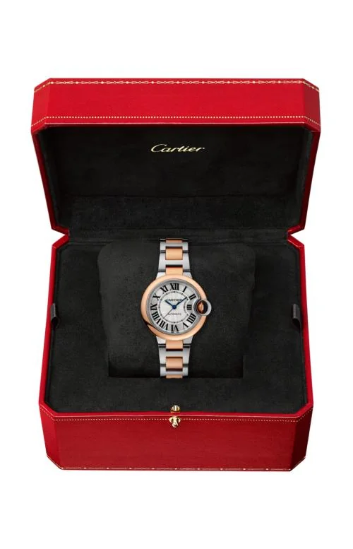 Ballon Bleu De Cartier 33 Mm, Automatico, Acciaio, Oro Rosa 2