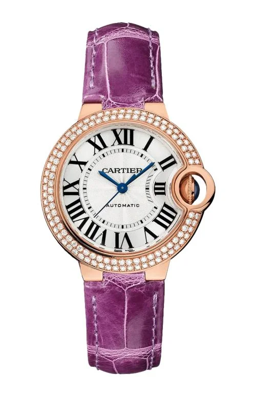 Ballon Bleu De Cartier 33 Mm, Automatico, Oro Rosa,