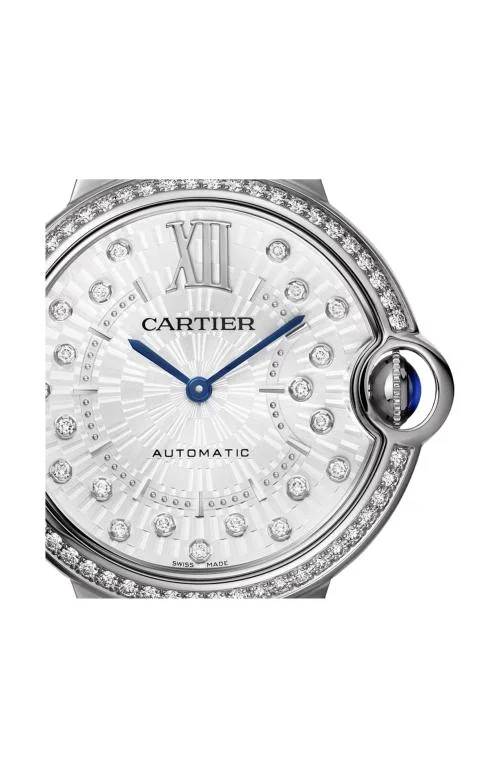 Ballon Bleu De Cartier 36 Mm, Automatico, Acciaio, Diamanti 2