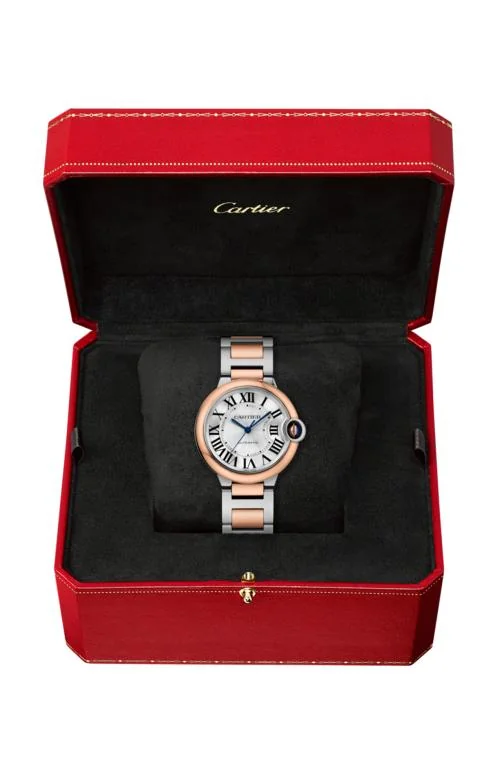 Ballon Bleu De Cartier 36 Mm, Automatico, Acciaio, Oro Rosa 2