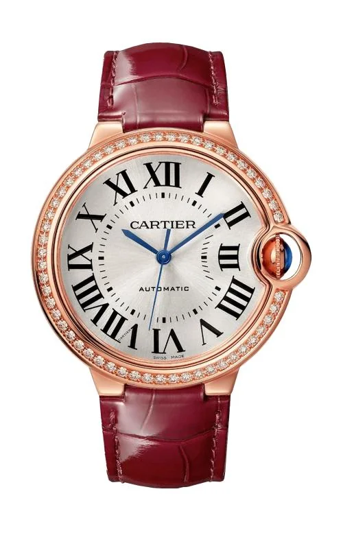 Ballon Bleu De Cartier 36 Mm, Automatico, Oro Rosa,