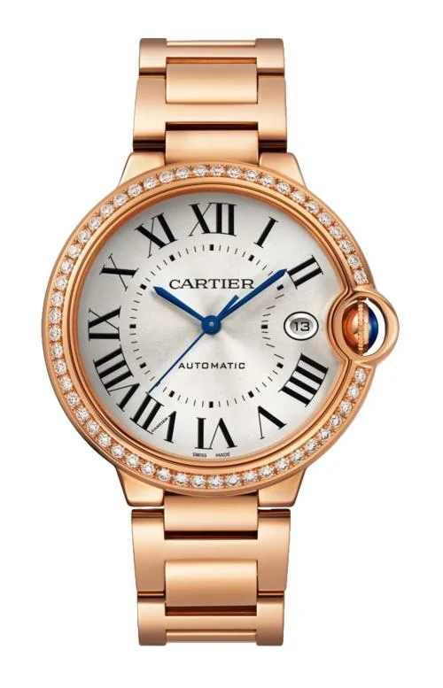 Ballon Bleu De Cartier 40 Mm, Automatico, Oro Rosa,