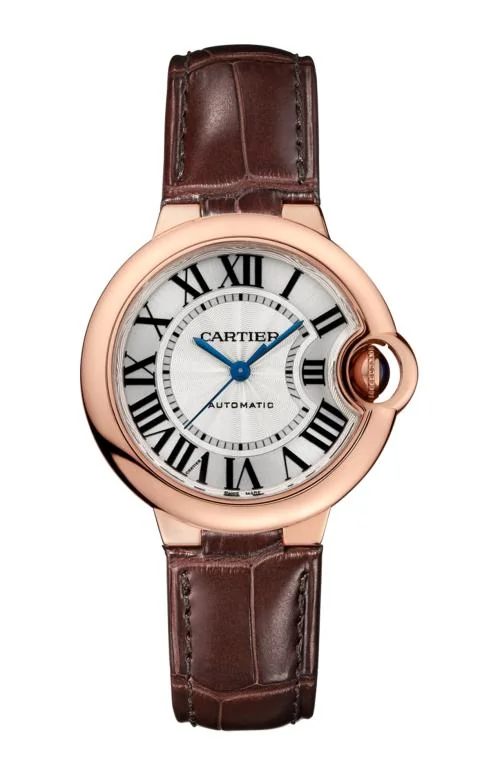 Ballon Bleu De Cartier Watch 33 Mm, 18K Pink Gold,