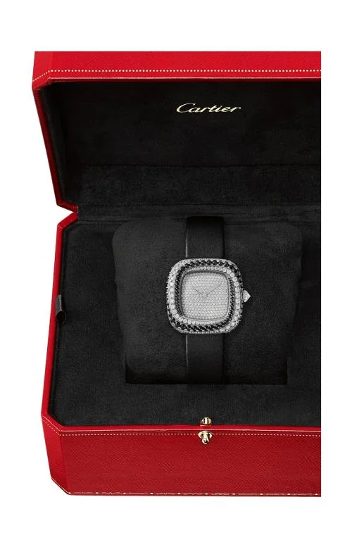 Coussin De Cartier, Modello Medio, Quarzo, Oro Bianco, 2
