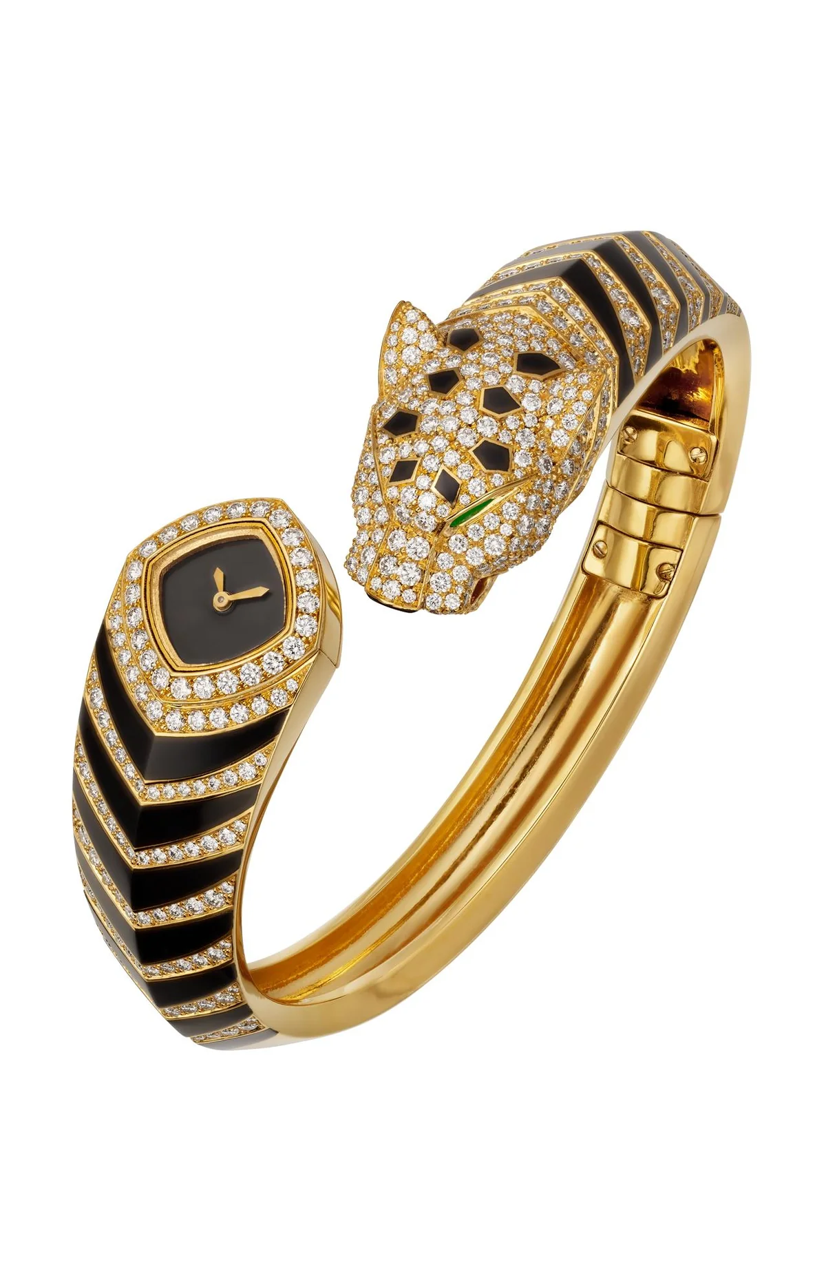 La Panthère De Cartier, Misura 18, Oro Giallo, Diamanti, Smeraldo,
