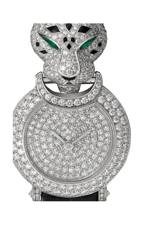 La Panthère De Cartier, Oro Bianco, Diamanti, Smeraldo, 2