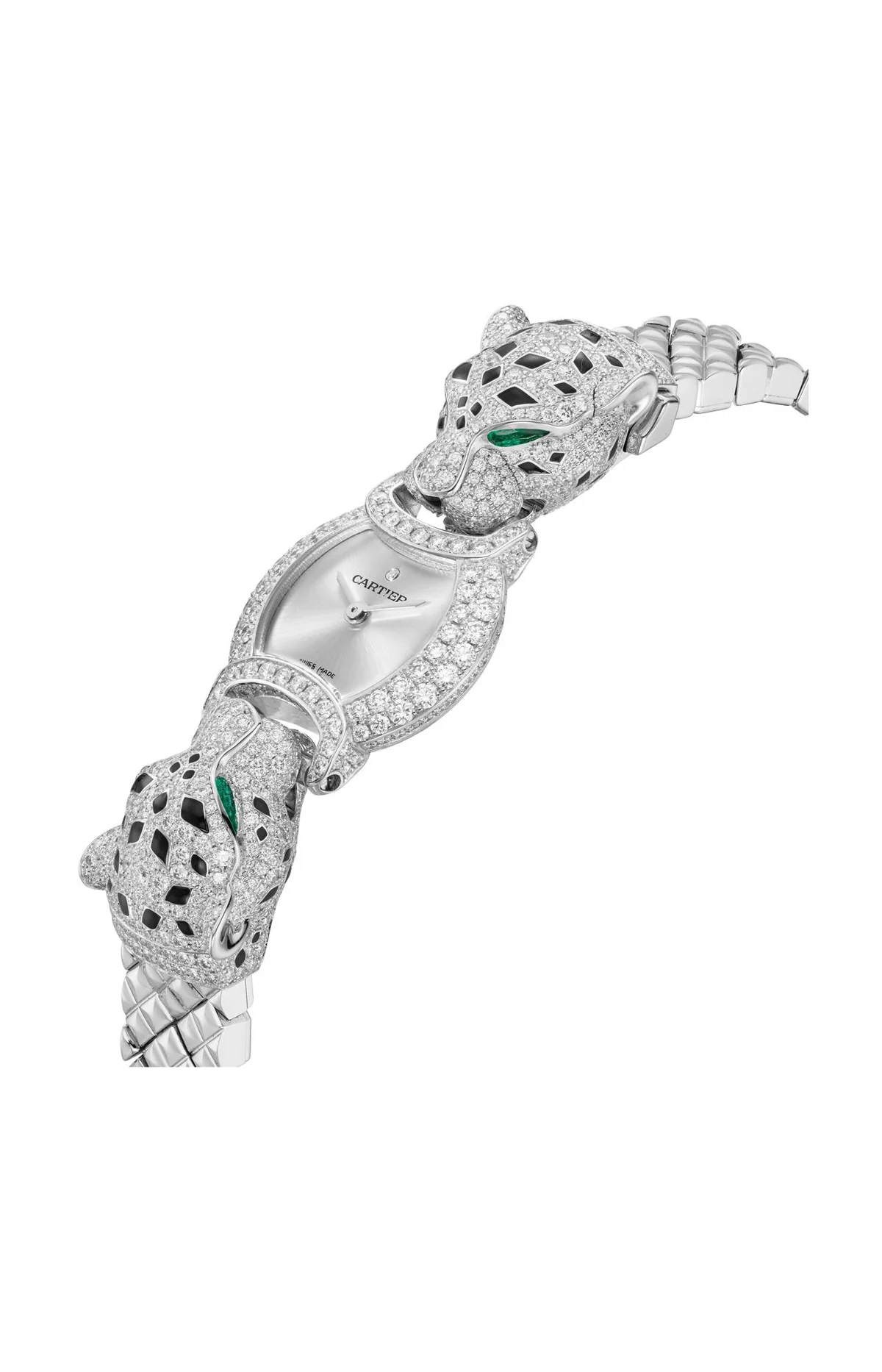 La Panthère De Cartier, Oro Bianco, Diamanti, Smeraldo, 2