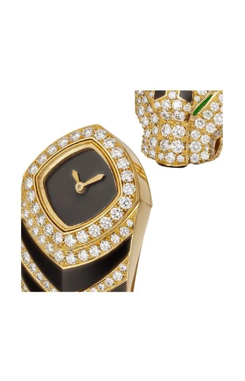 La Panthère De Cartier, Oro Giallo, Diamanti, Smeraldo, Misura 17, 2