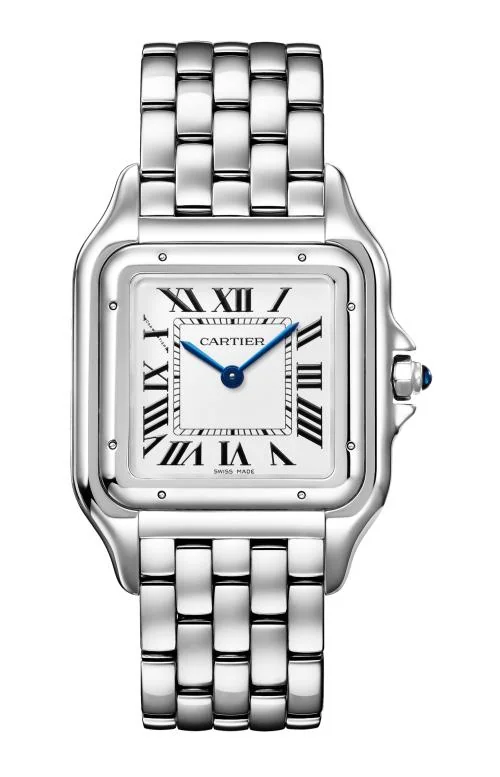 Panthère De Cartier, Modello Grande, Acciaio,