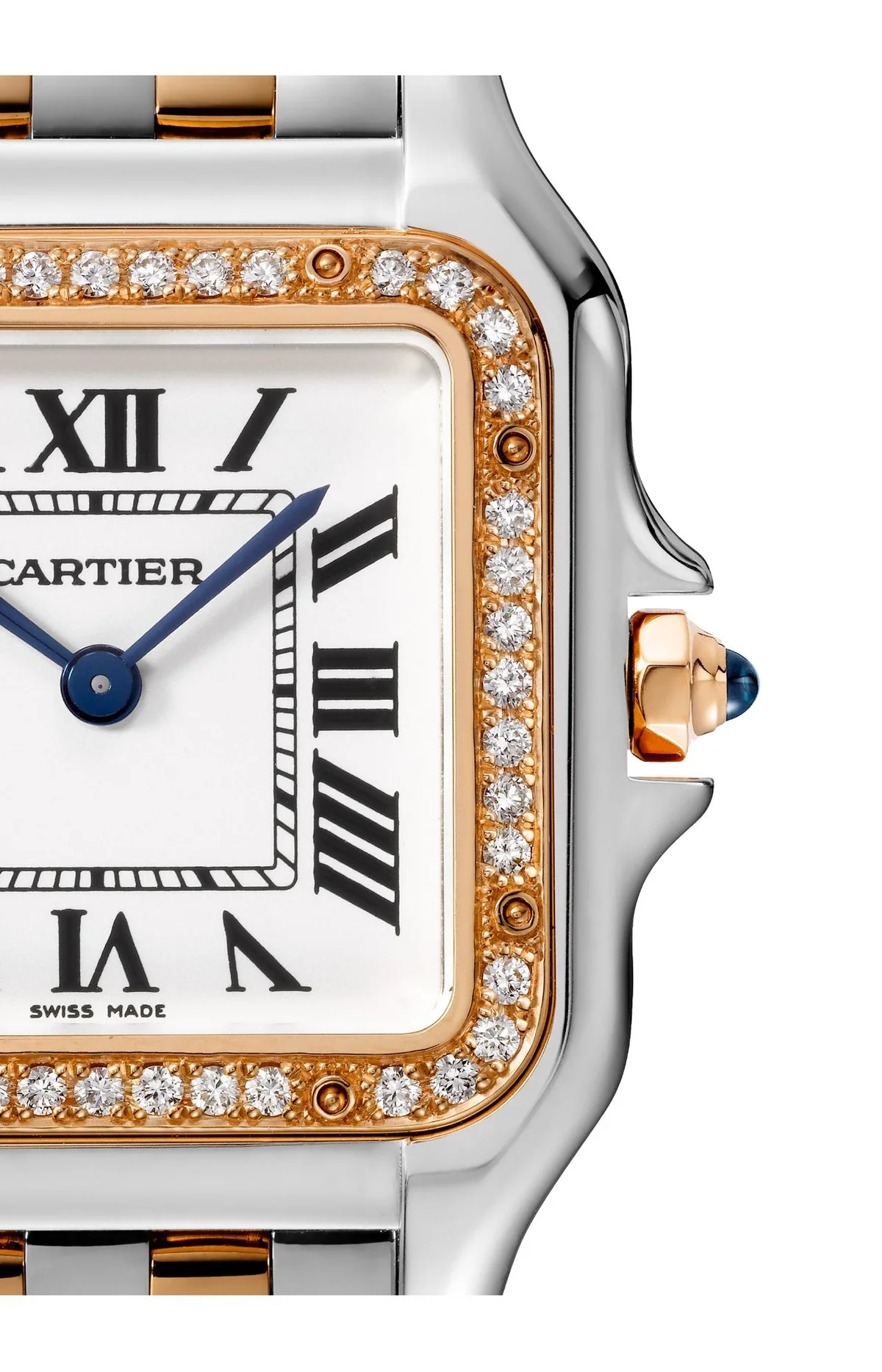 Panthère De Cartier, Modello Medio, Acciaio, Oro Rosa, Diamanti, Quarzo 4