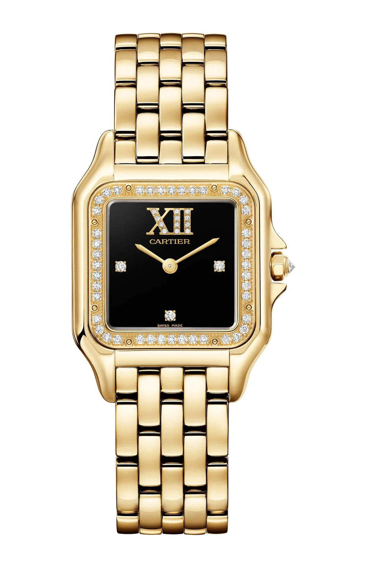 Panthère De Cartier, Modello Medio, Oro Giallo, Diamanti,