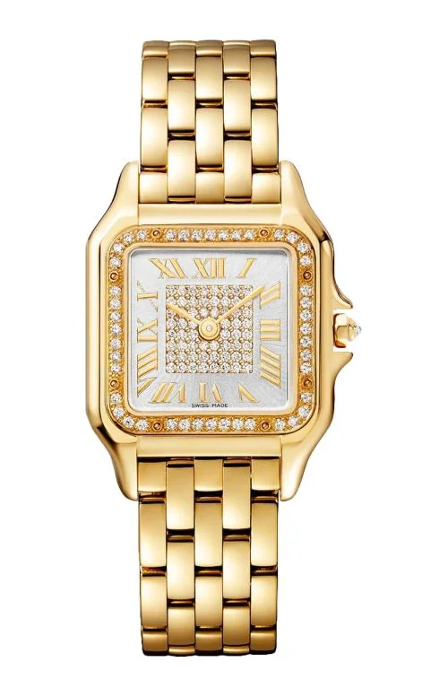 Panthère De Cartier, Modello Medio, Oro Giallo, Diamanti,