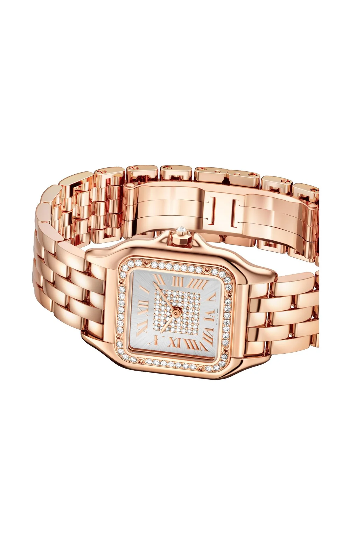 Panthère De Cartier, Modello Medio, Oro Rosa, Diamanti, 4