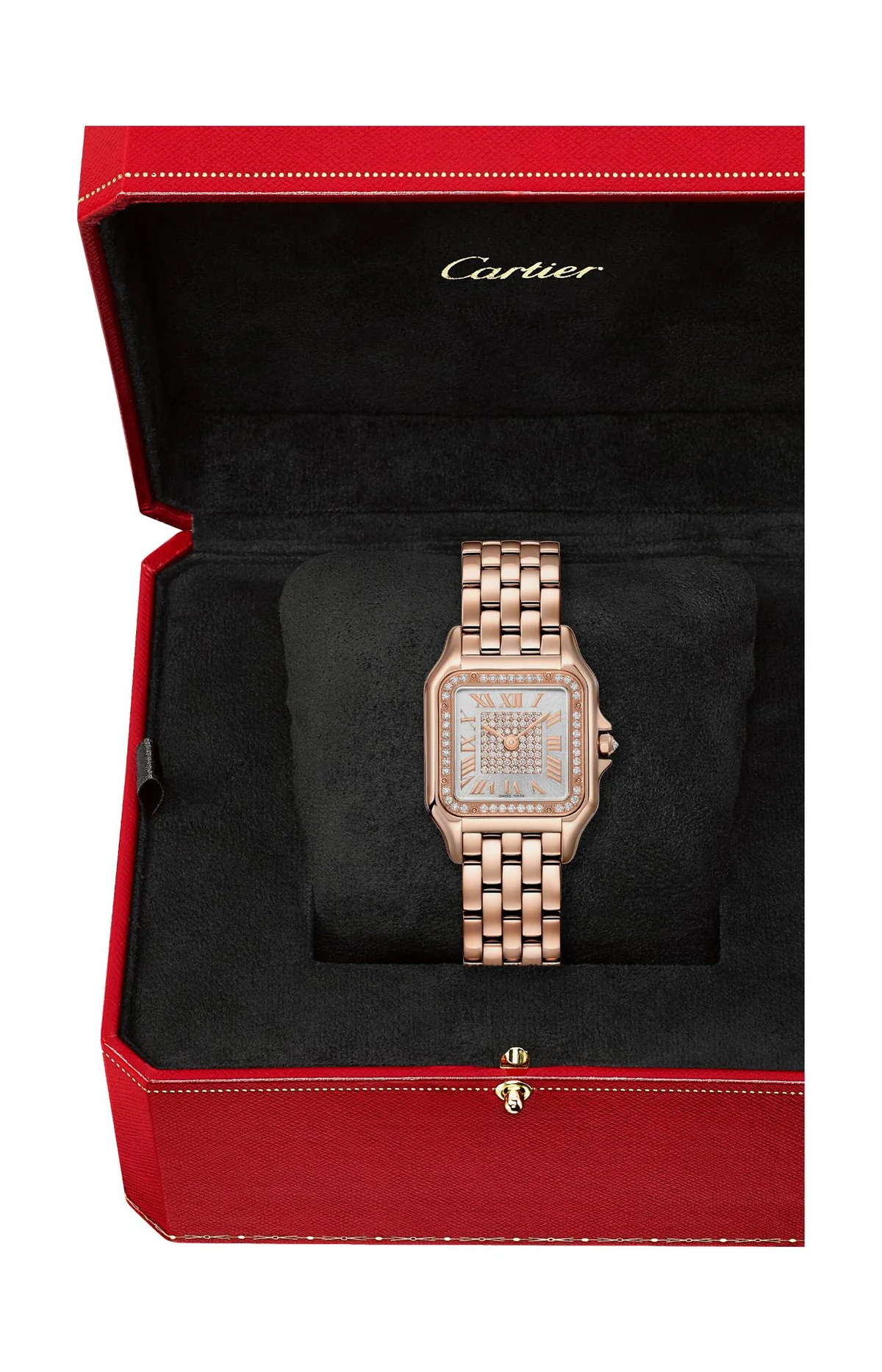 Panthère De Cartier, Modello Medio, Oro Rosa, Diamanti, 6
