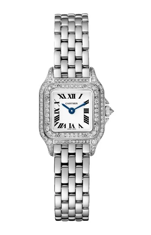 Panthère De Cartier, Modello Mini, Oro Bianco, Diamanti,