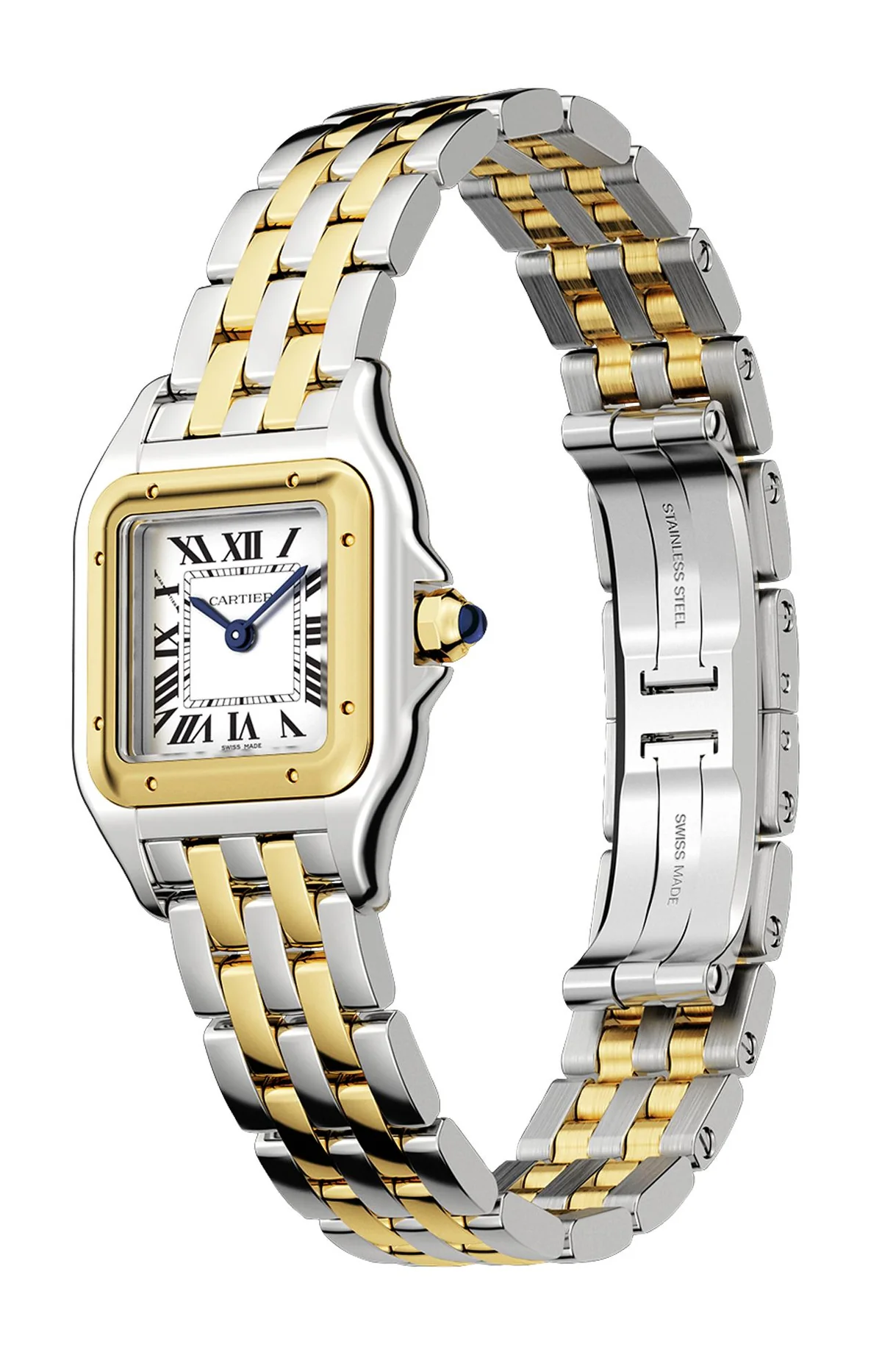 Panthère De Cartier Modello Piccolo, Oro Giallo, Acciaio, Quarzo 2