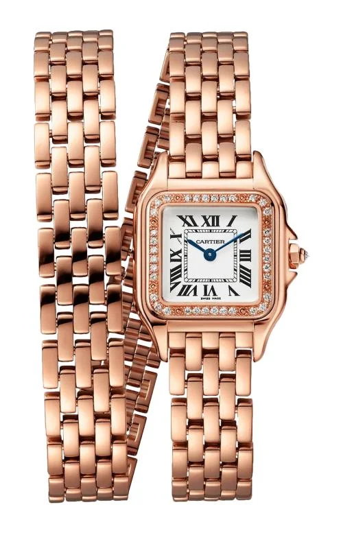 Panthère De Cartier Modello Piccolo, Oro Rosa, Diamanti,
