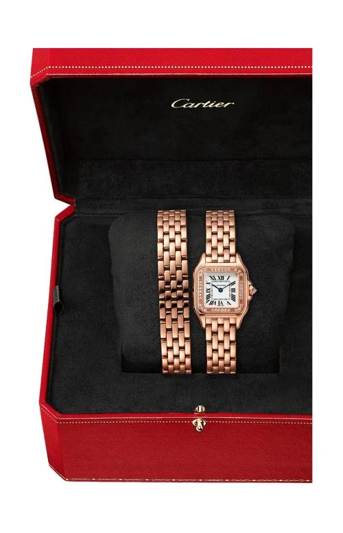 Panthère De Cartier Modello Piccolo, Oro Rosa, Diamanti, 3