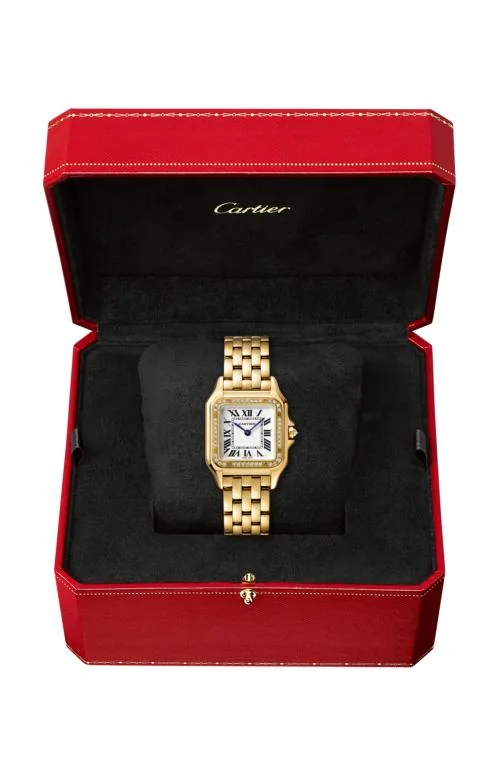 Panthère De Cartier Watch Medium Model, Yellow Gold, 2
