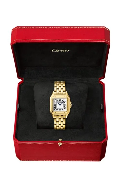 Panthère De Cartier Watch Medium Model, Yellow 2