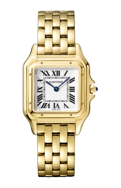 Panthère De Cartier Watch Medium Model, Yellow