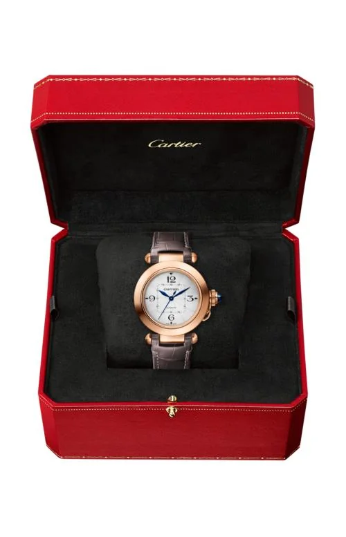 Pasha De Cartier 35 Mm, Automatico, Oro Rosa, 2 Cinturini 2