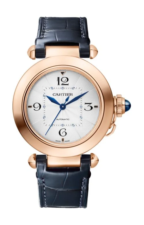 Pasha De Cartier 35 Mm, Automatico, Oro Rosa, 2 Cinturini