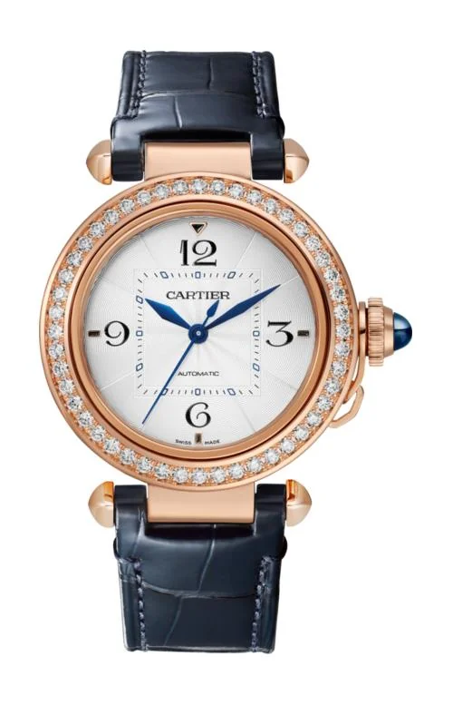 Pasha De Cartier 35 Mm, Automatico, Oro Rosa, Diamanti, 2 Cinturini 2