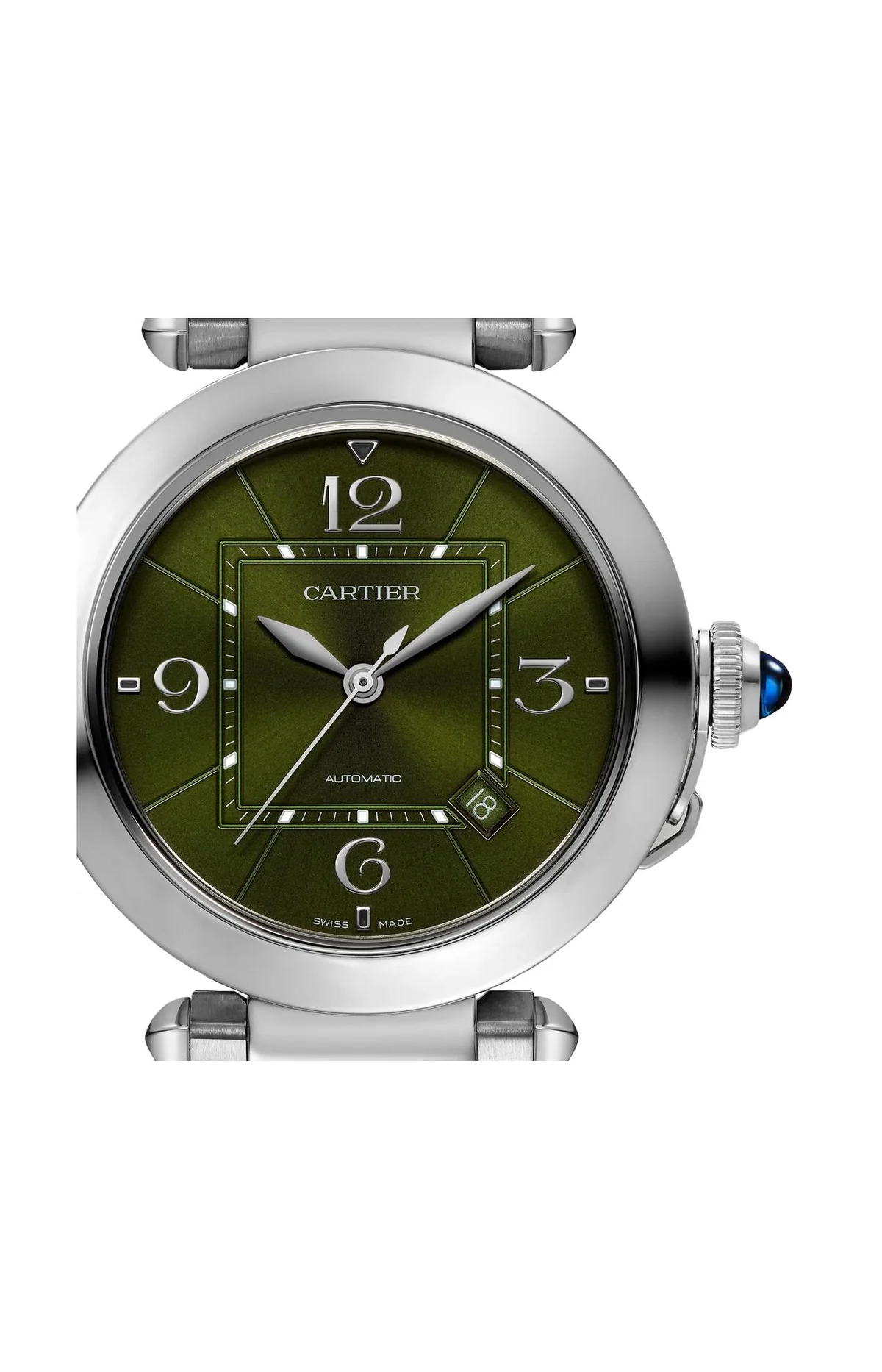 Pasha De Cartier, 41 Mm, Acciaio, 6