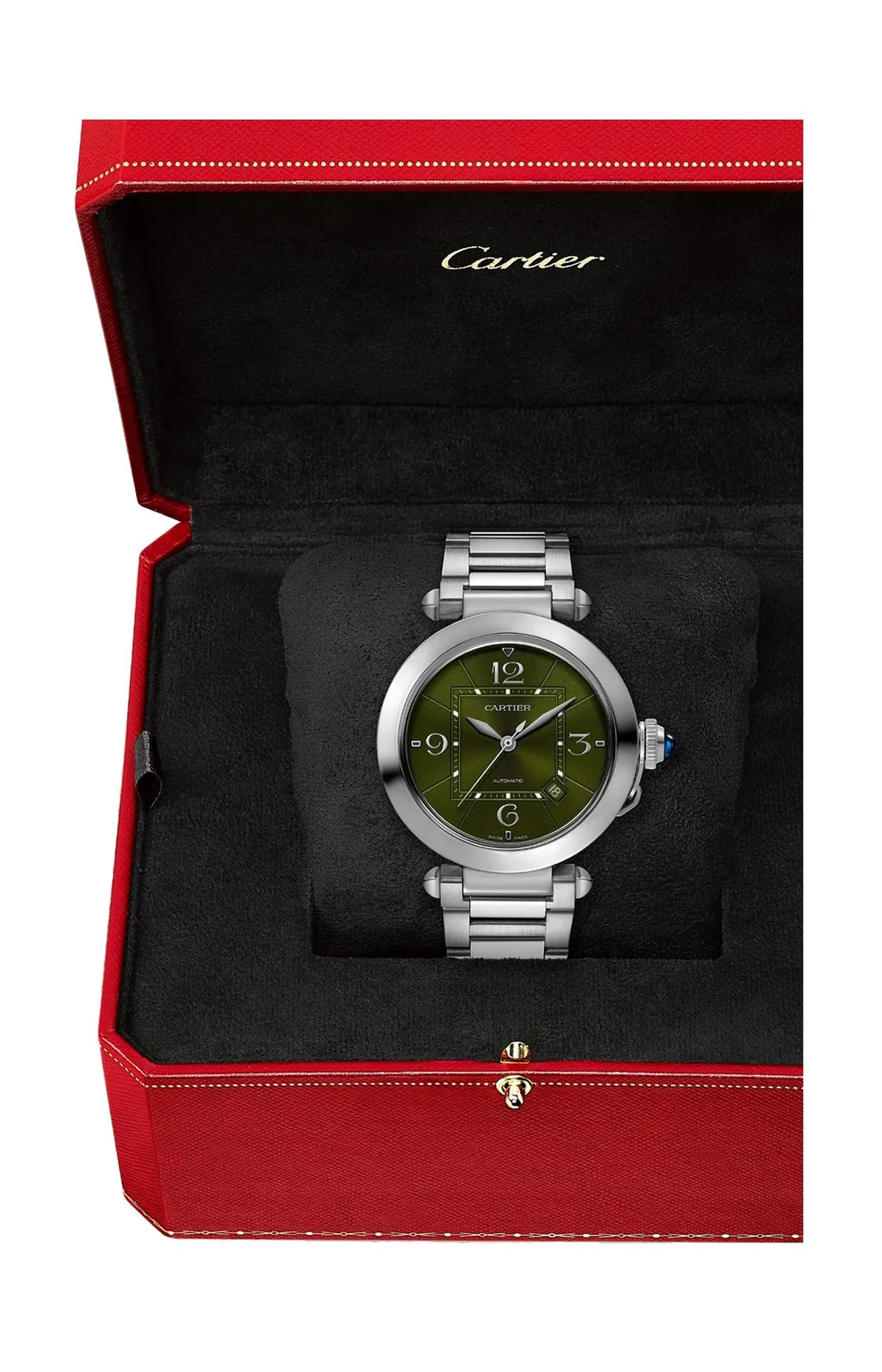 Pasha De Cartier, 41 Mm, Acciaio, 7