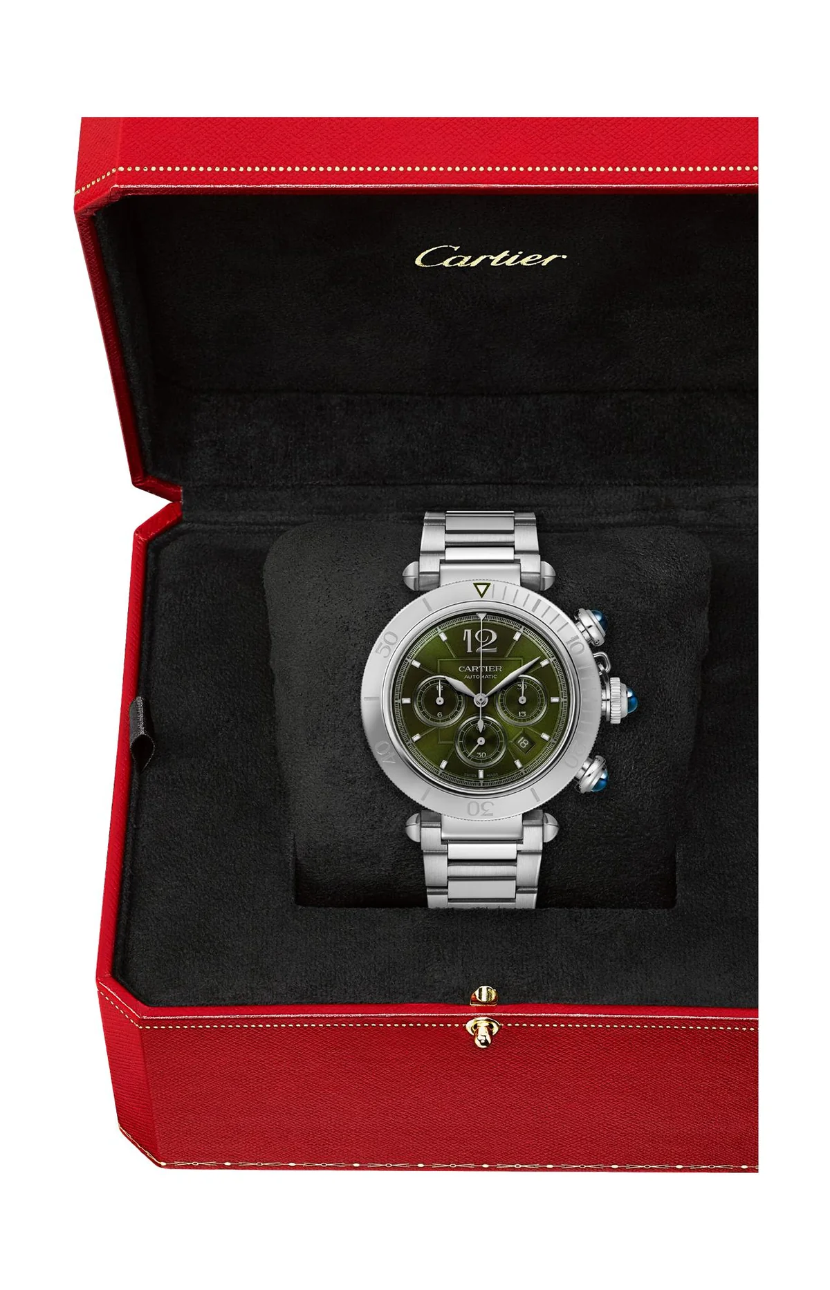 Pasha De Cartier, 41 Mm, Acciaio, 7