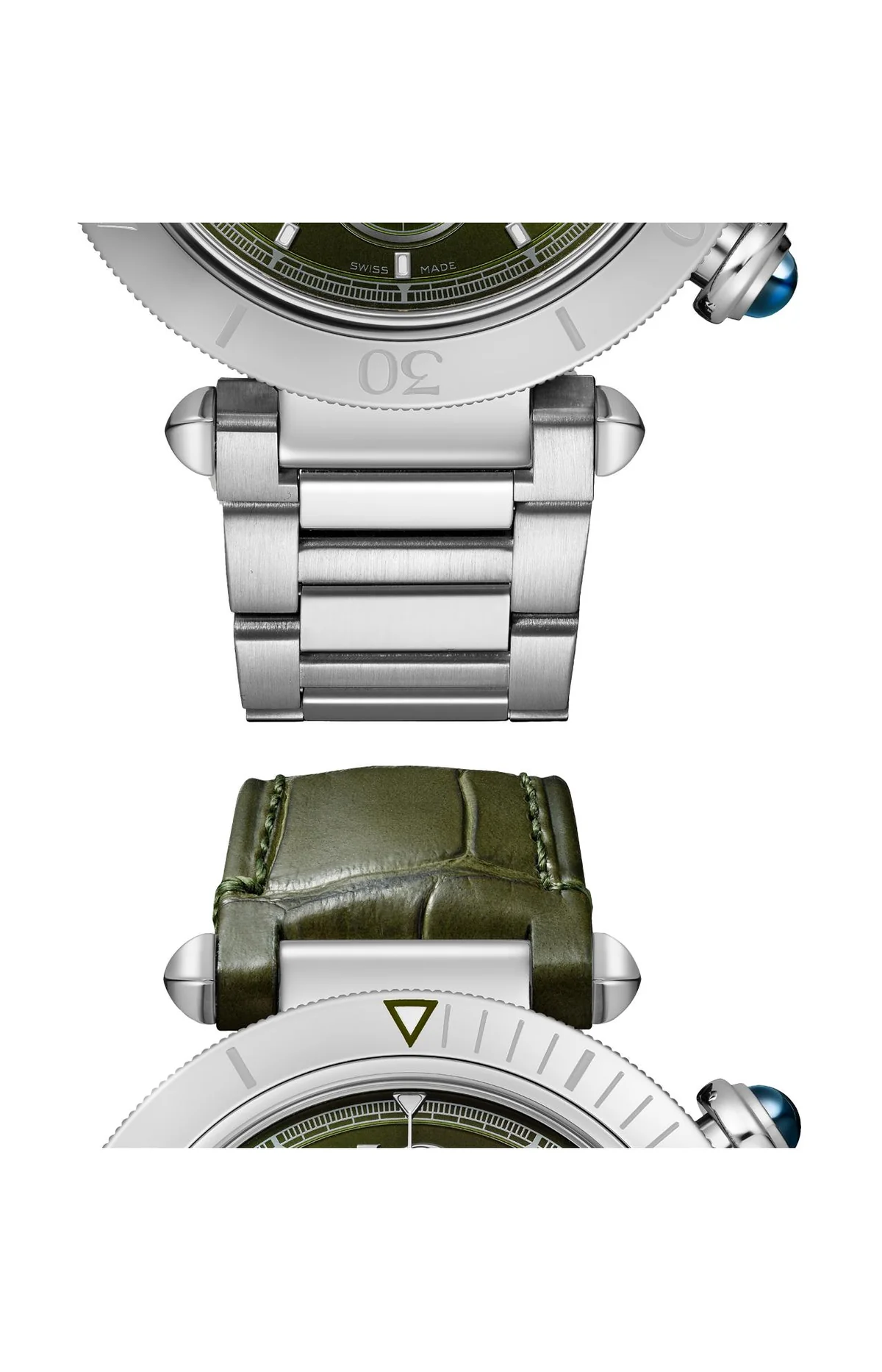 Pasha De Cartier, 41 Mm, Acciaio, 3