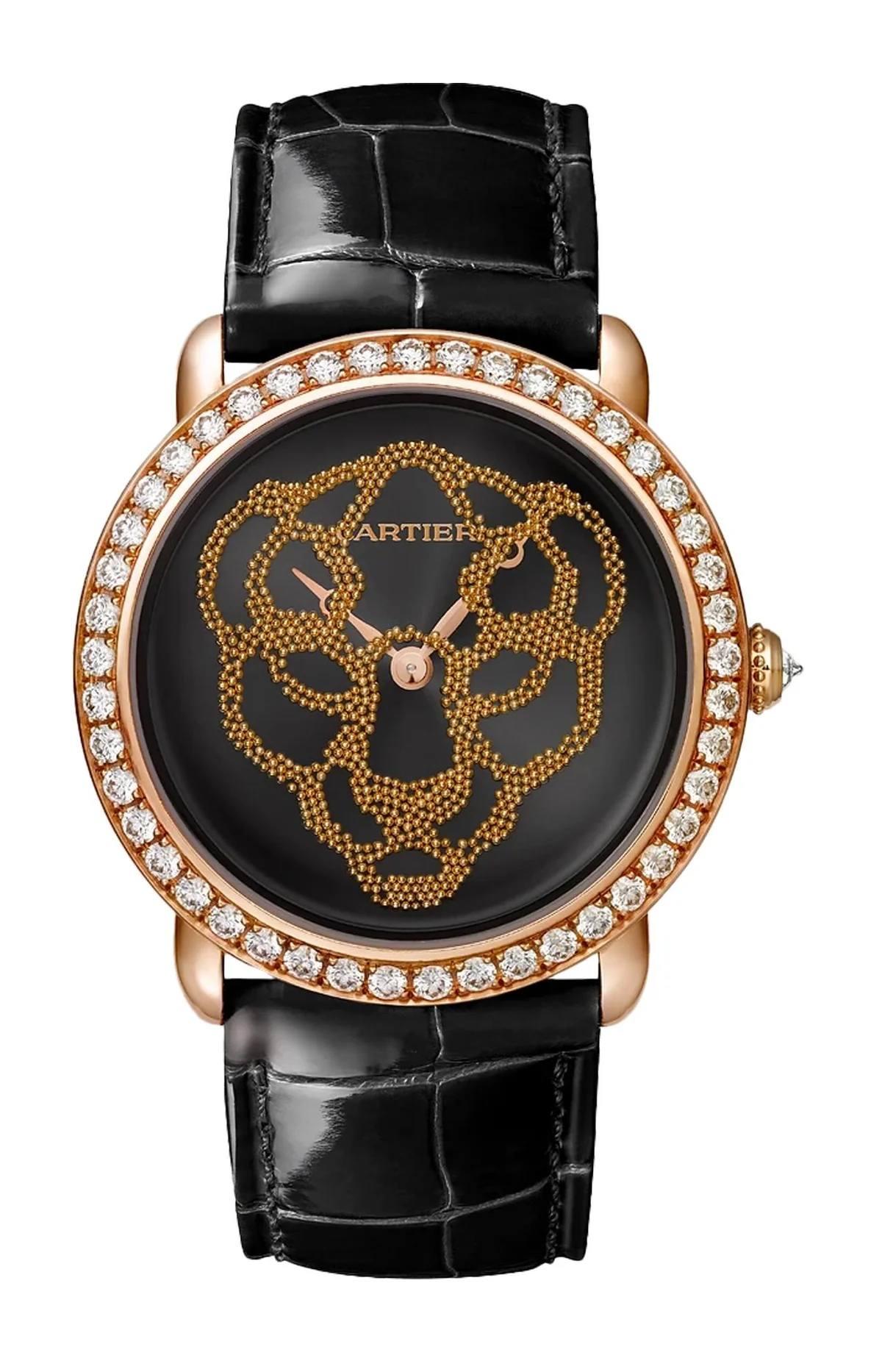 Révélation D’Une Panthère 37 Mm, Manuale, Oro Rosa,