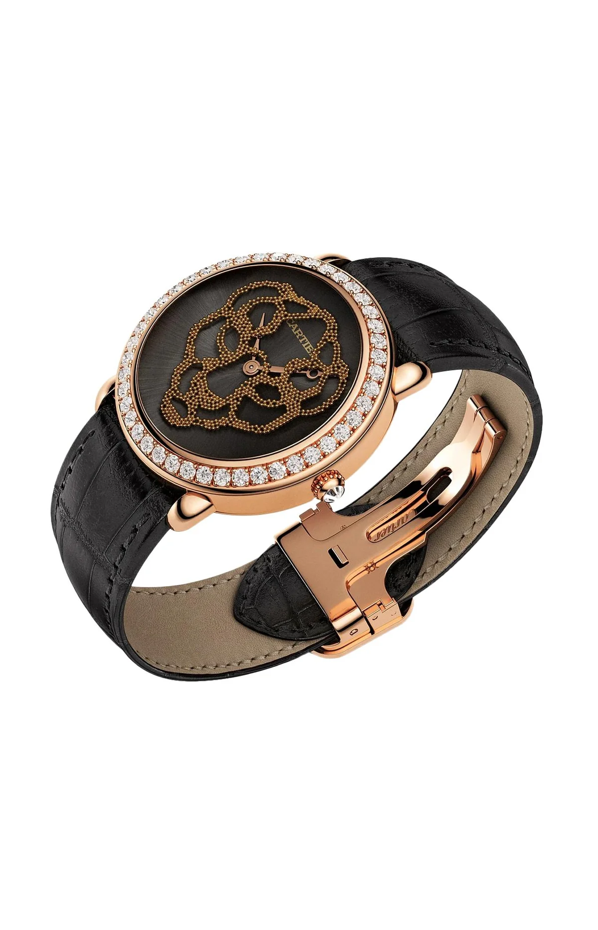 Révélation D’Une Panthère 37 Mm, Manuale, Oro Rosa, 2