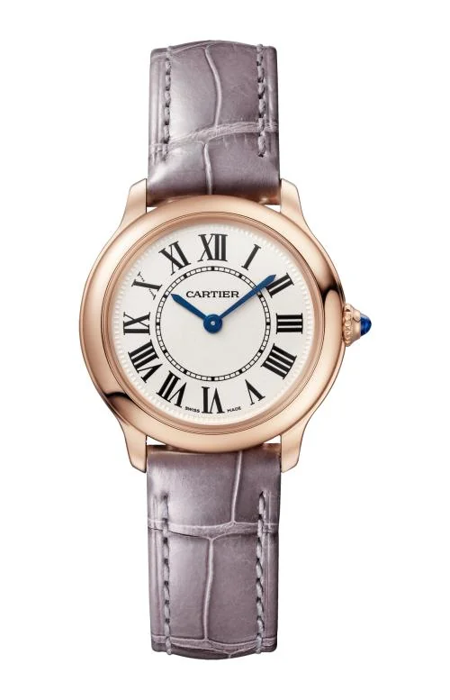 Ronde Louis Cartier, 29 Mm, Oro Rosa,