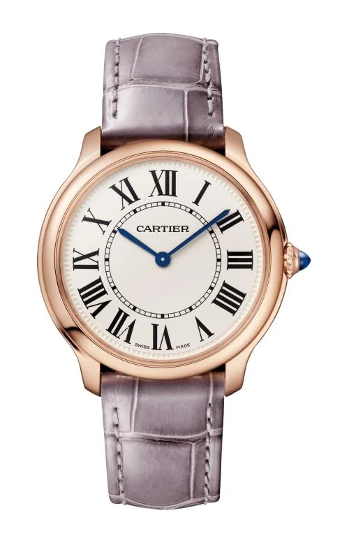 Ronde Louis Cartier, 36 Mm, Oro Rosa,