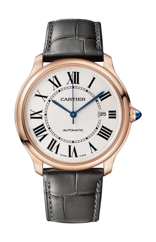 Ronde Louis Cartier, 40 Mm, Oro Rosa,