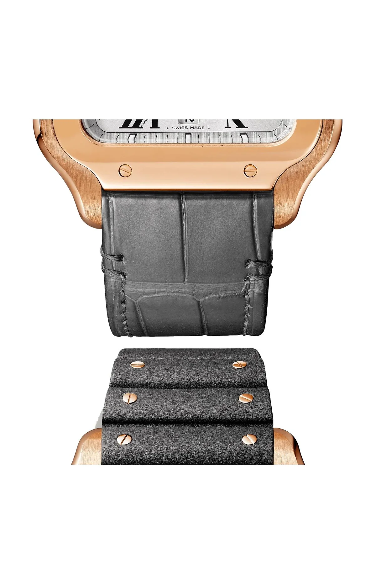 Santos De Cartier Chronograph Modello Extra-Large, Oro Rosa, 3