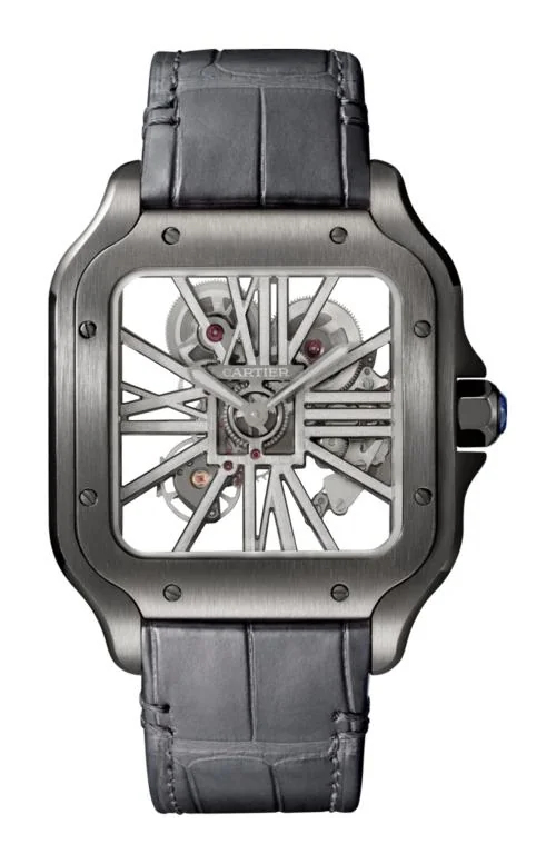 Santos De Cartier Modello Grande, Manuale, Adlc,