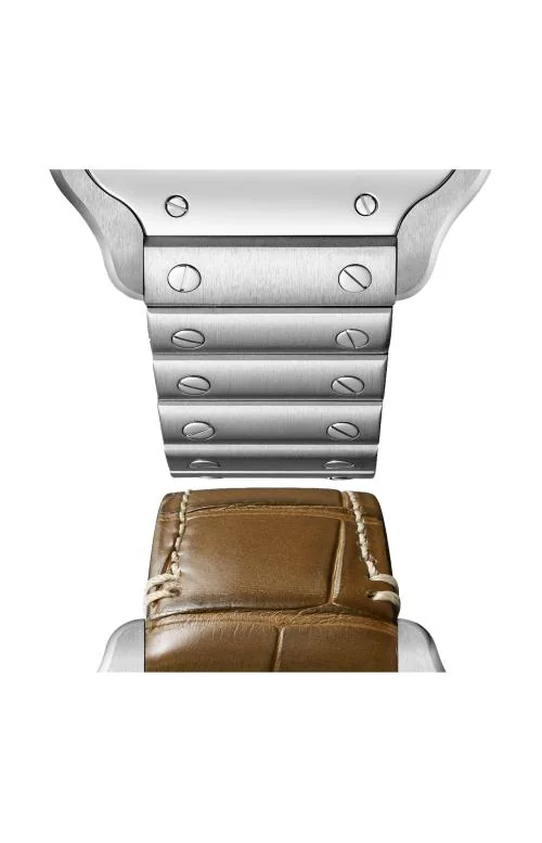 Santos De Cartier, Modello Medio, Acciaio, 2