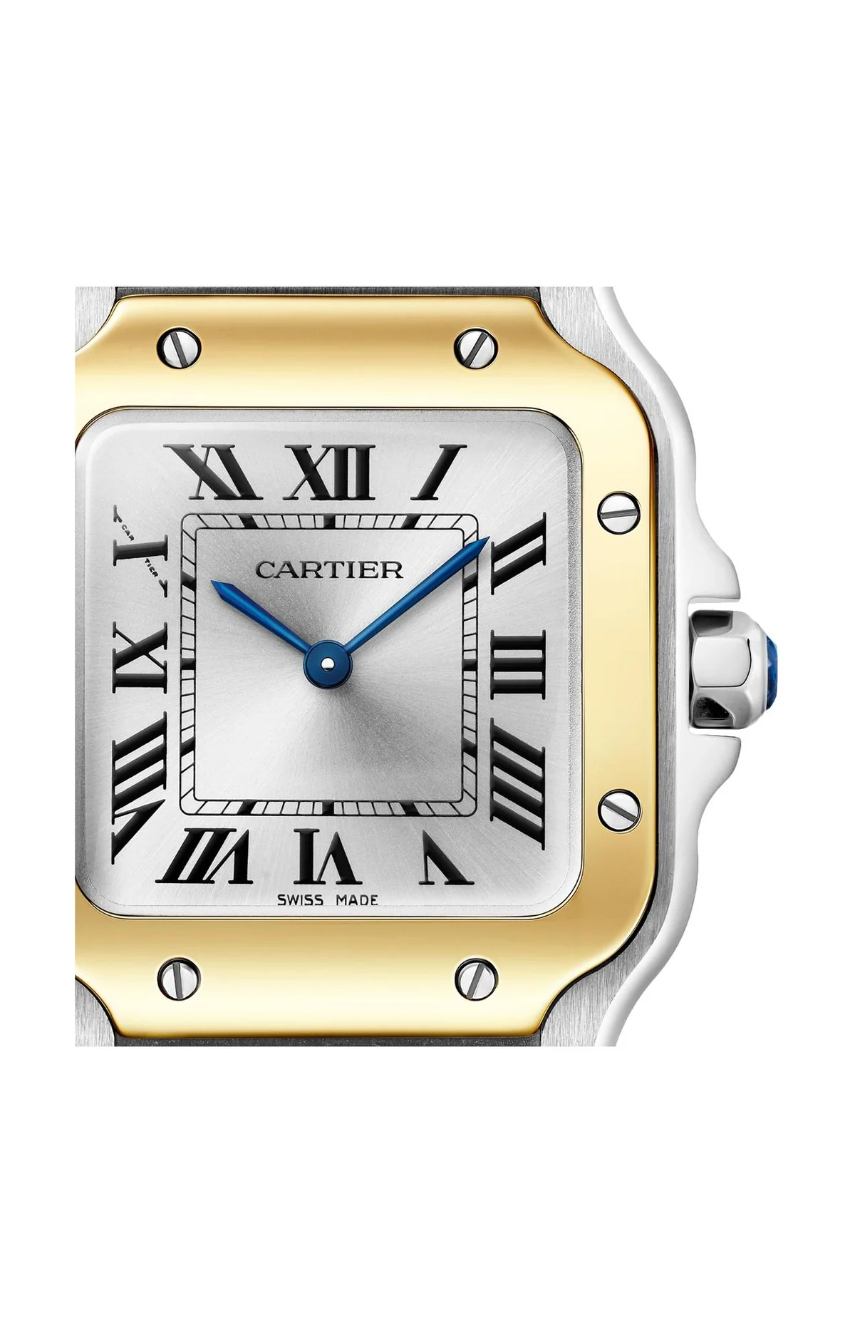 Santos De Cartier Modello Piccolo, Acciaio E Oro Giallo, Quarzo 4