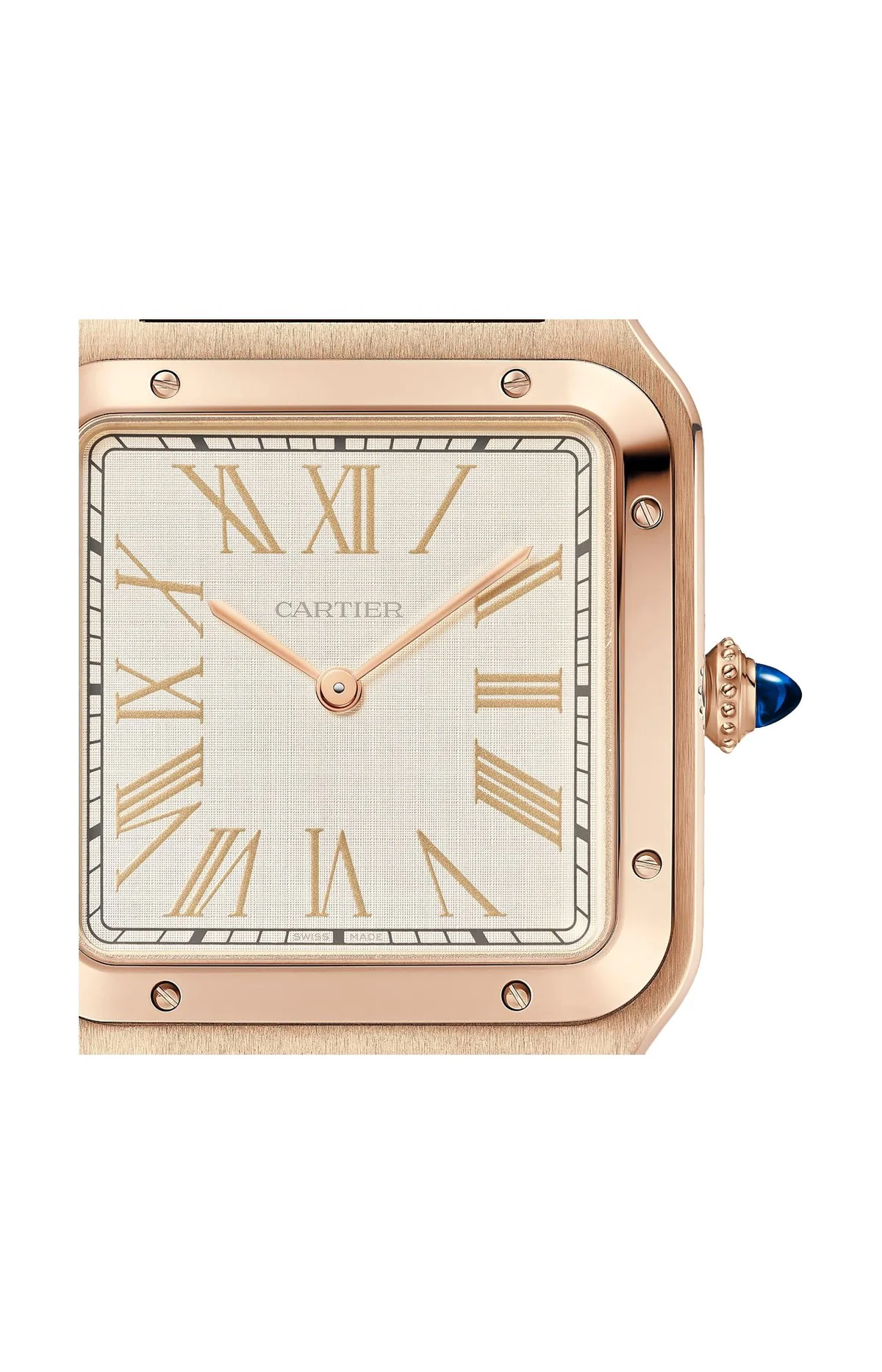 Santos-Dumont Modello Extra-Large, Oro Rosa, Manuale - Limited 3