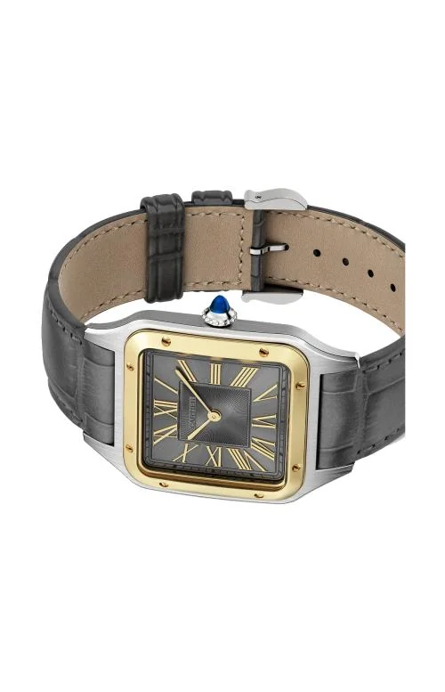 Santos-Dumont, Modello Grande, Acciaio, Oro Giallo, Quarzo 5