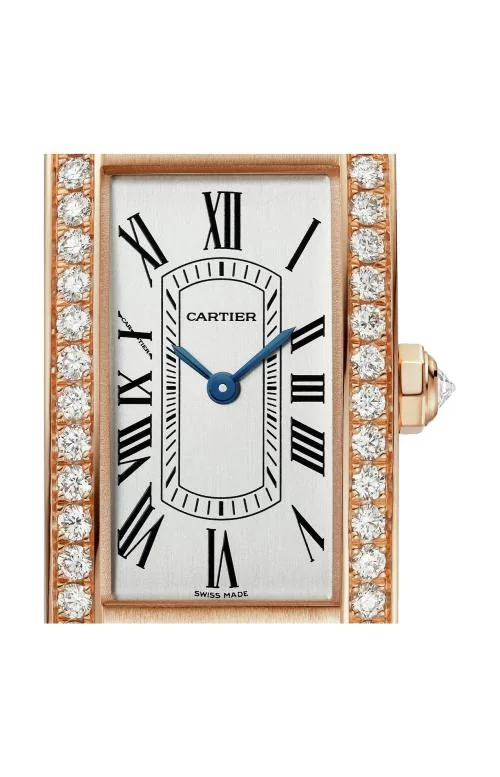 Tank Américaine, Modello Piccolo, Oro Rosa, Diamanti, 2