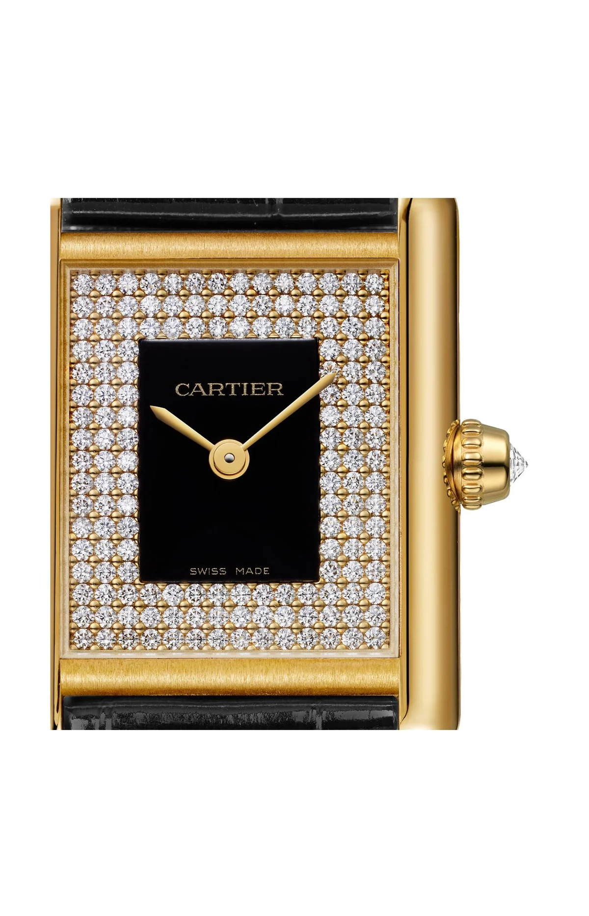 Tank Louis Cartier, Modello Piccolo, Oro Rosa, Diamanti, 5